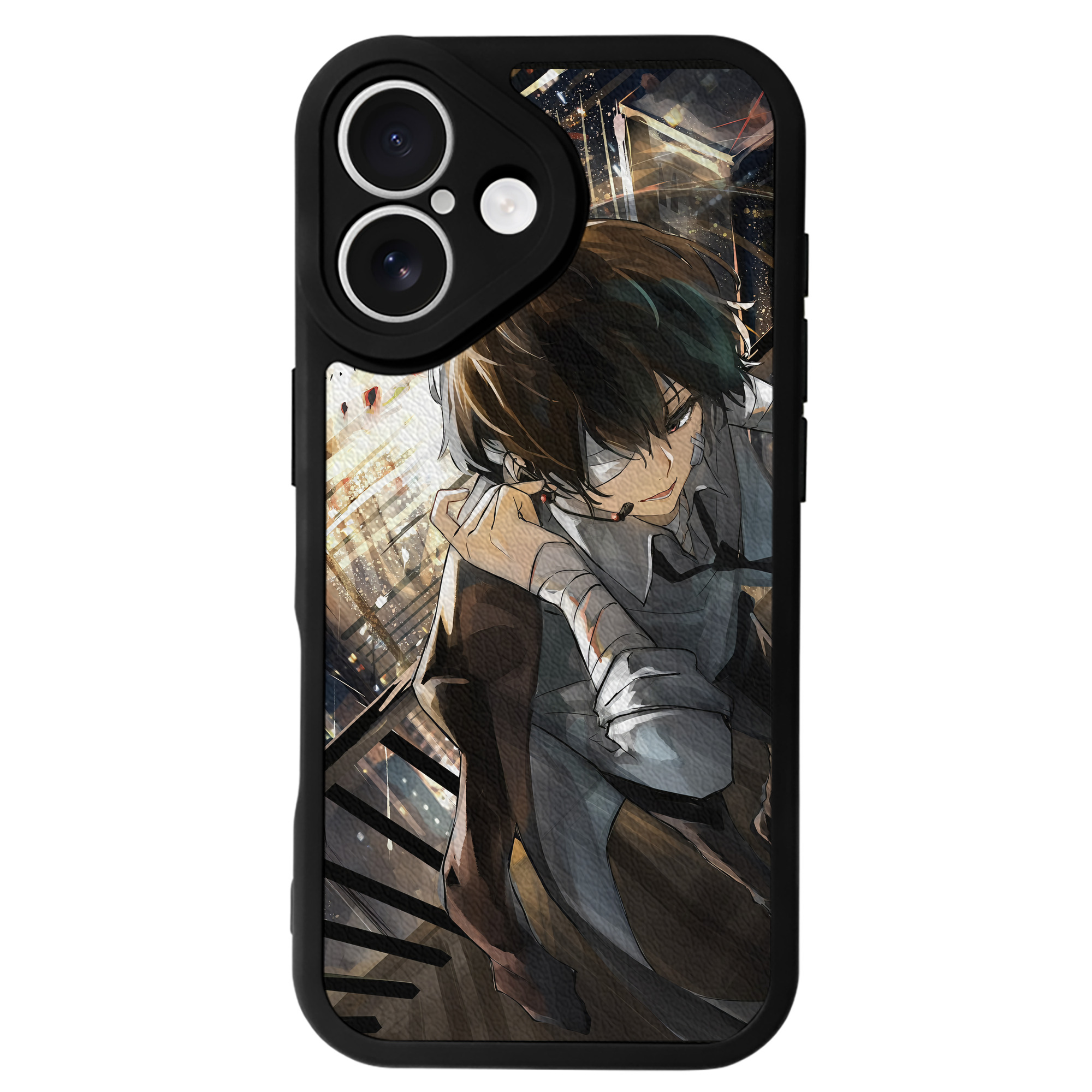 （画像用） 文豪ストレイドッグス Bungo Stray Dogs 【iPhone 16シリーズ対応】シリコンスマホケース（レザー調） 材質：シリコン